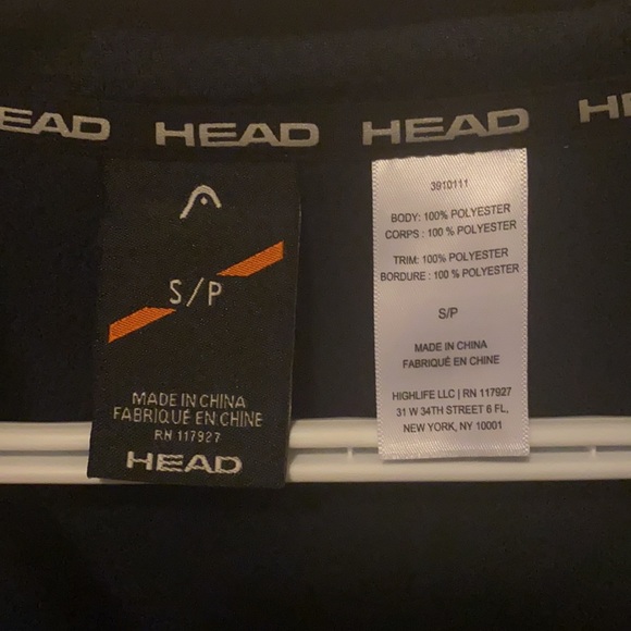 Head brand , Small size , blue, quarter zip - Picture 2 of 6